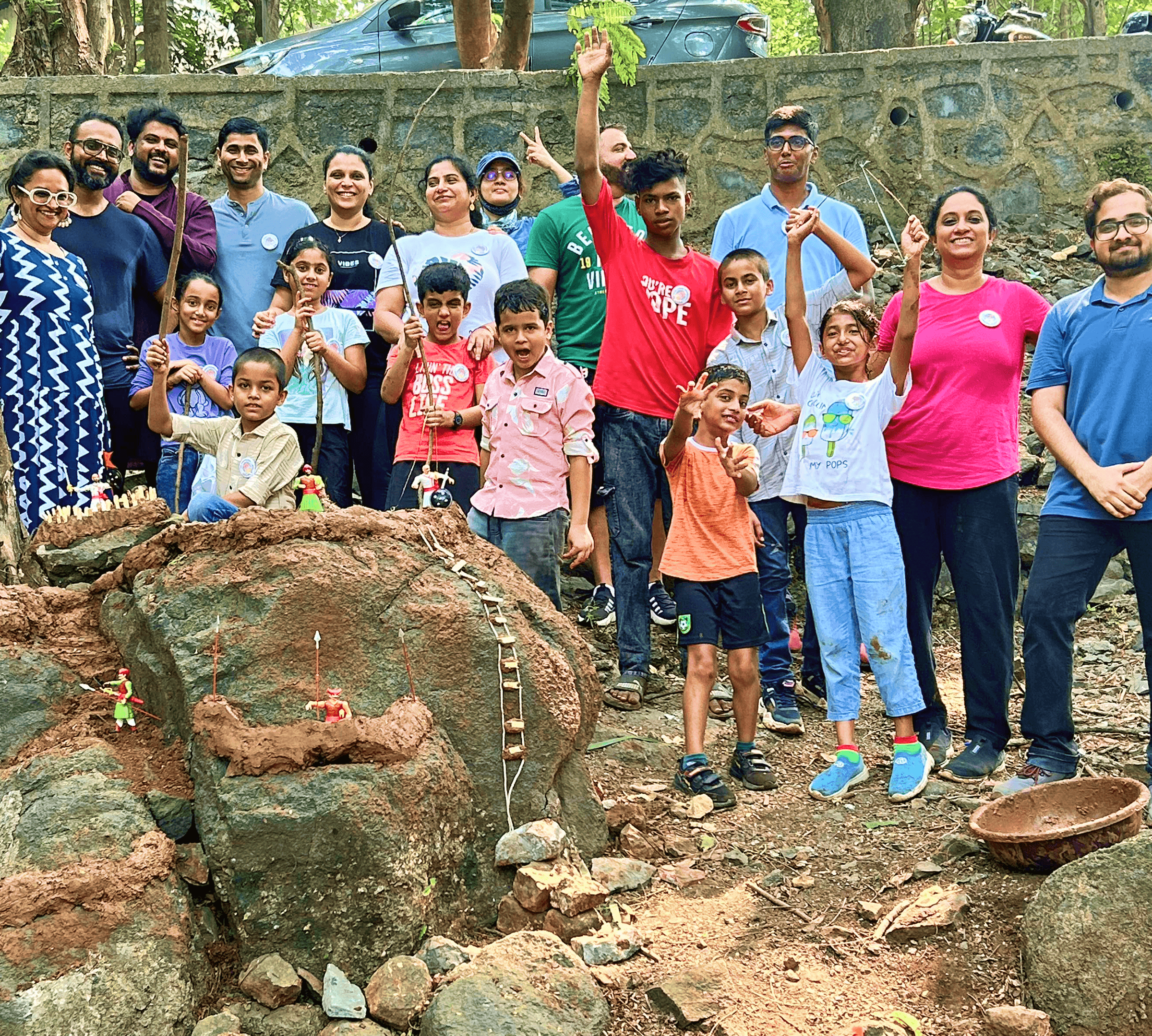 Children learning through workshops